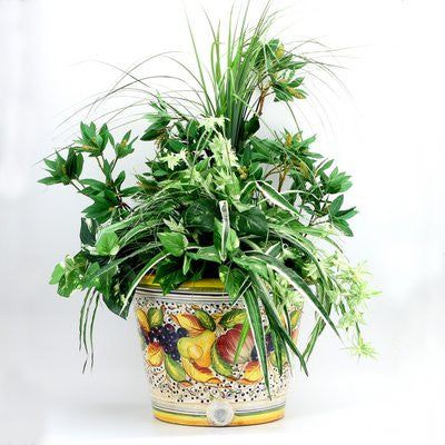 FRUTTA: Round cachepot (Large) - artisticaitalian.com