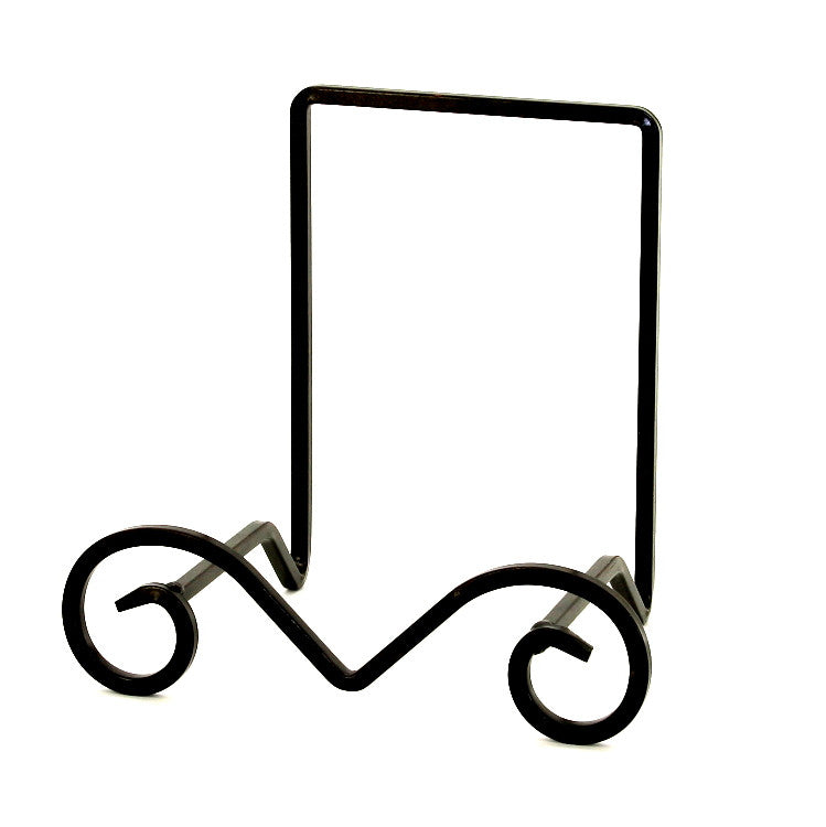 METAL STAND: Square Iron Stand BLACK for Large Pasta Salad Serving Bowls - artisticaitalian.com