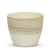 ELEGANTE: Graffito Rustico Vanilla Cream Ceramic Flower Pot Small (5.5" H.) - artisticaitalian.com
