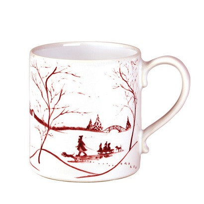 JULISKA: Country Estate Winter Frolic Ruby Mug [R] - artisticaitalian.com