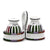 CIRCO: Salt and Pepper cruet set with caddy [R] - artisticaitalian.com
