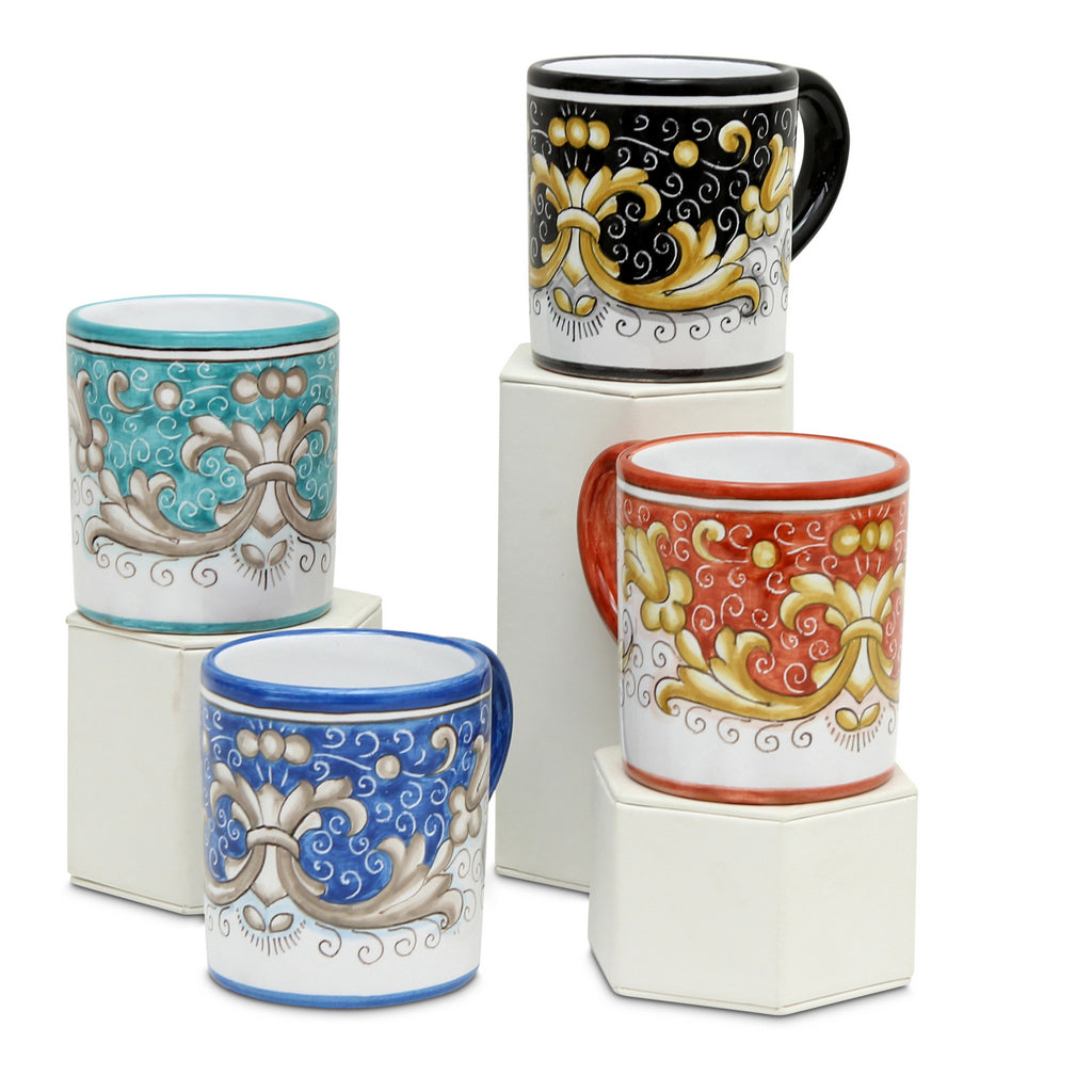 DERUTA COLORI: Mug - RED - artisticaitalian.com