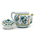 ORVIETO GREEN ROOSTER: Teapot (6 Cups - 48 Fl Oz - 1.4 Liter)