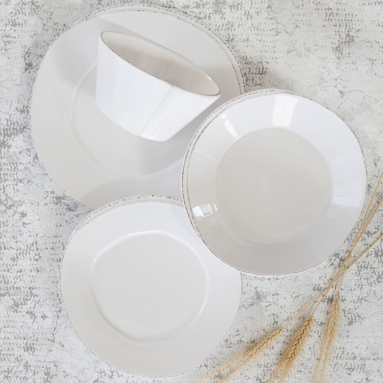 VIETRI: Lastra Four-Piece Place Setting - artisticaitalian.com