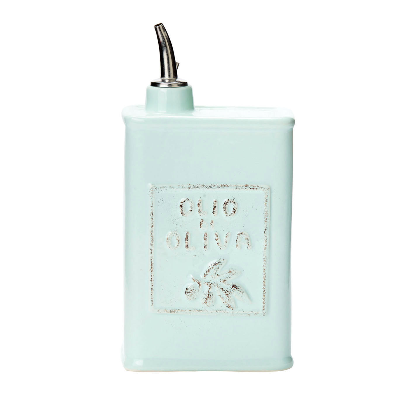 GIFT BOX: With VIETRI Olive Oil Can Dispenser + EVOO bottle - LASTRA AQUA Design