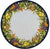 CERAMIC STONE TABLE + IRON BASE: MARATEA Design - Hand Painted in Deruta, Italy. - artisticaitalian.com