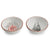 ARTE ITALICA: Natale Small Dipping Bowl Set - artisticaitalian.com