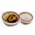 ORVIETO RED ROOSTER: Olive Dish Bowl - Relish and Condiments divided bowl [R] - artisticaitalian.com