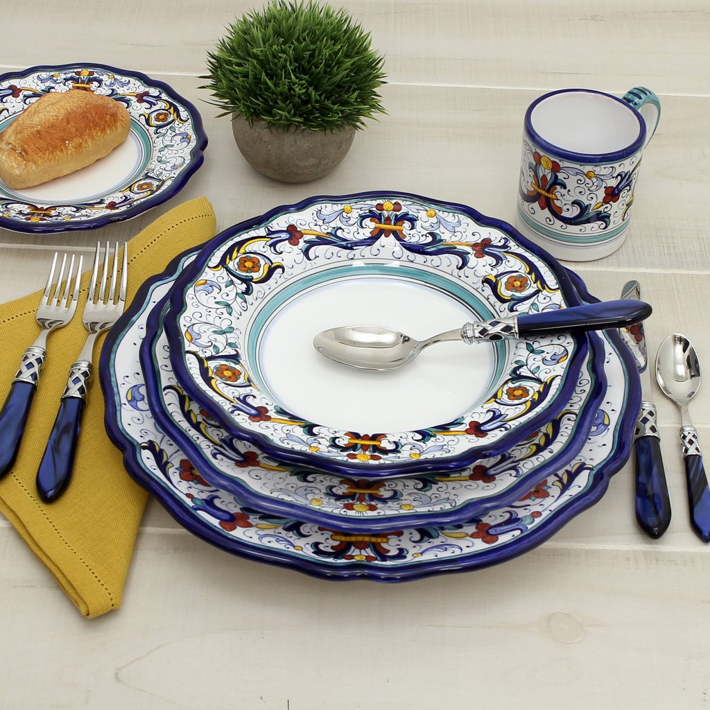 VECCHIA DERUTA: Salad Bowl (Medium) [R] - artisticaitalian.com